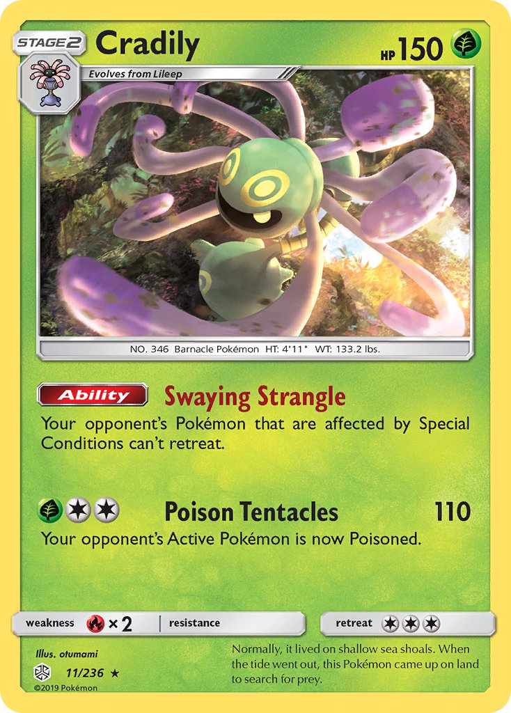 Cradily [Reverse Holo]